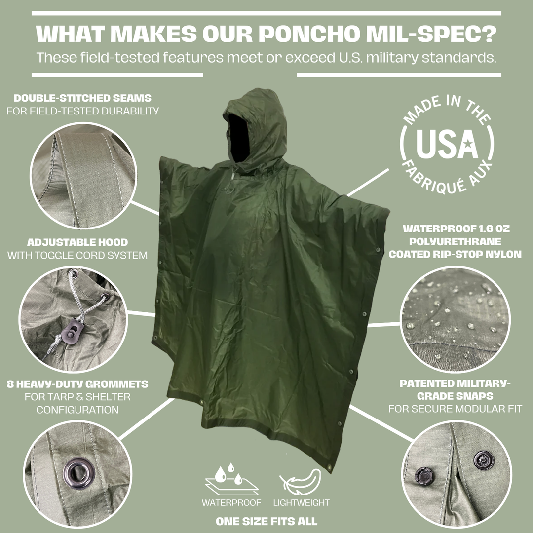 Official U.S. Military Poncho