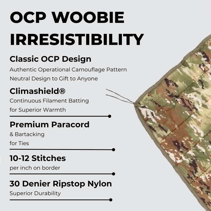 Official U.S. Military Woobie Poncho Liner