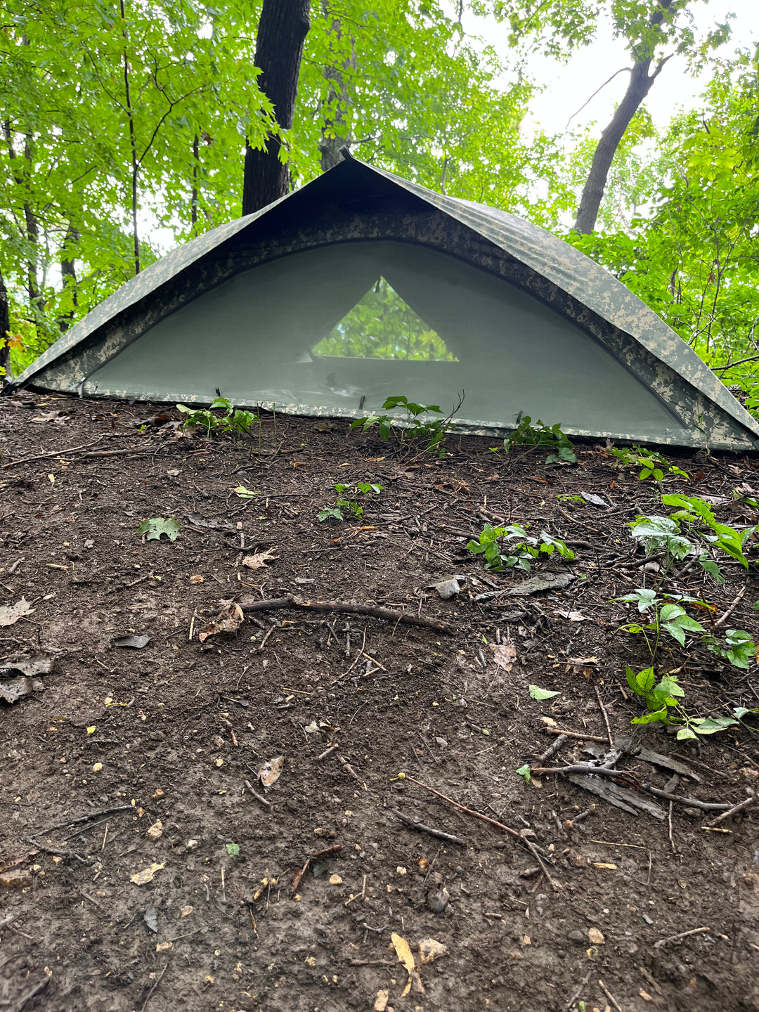Ics Tent U.S. Military ICS Individual Combat Shelter – 1-Person Tent (Woodland ...